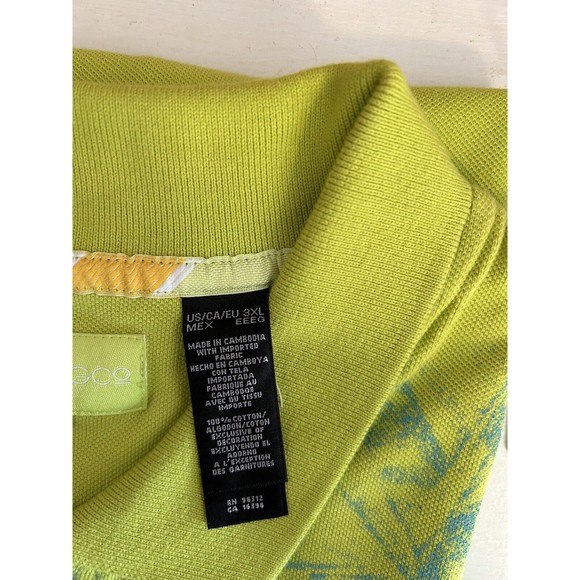 Enyce Clothing Co.-Green/Blue-Pullover Polo Shirt-Men’s 3XL-Embroidered-Used - Picture 12 of 12